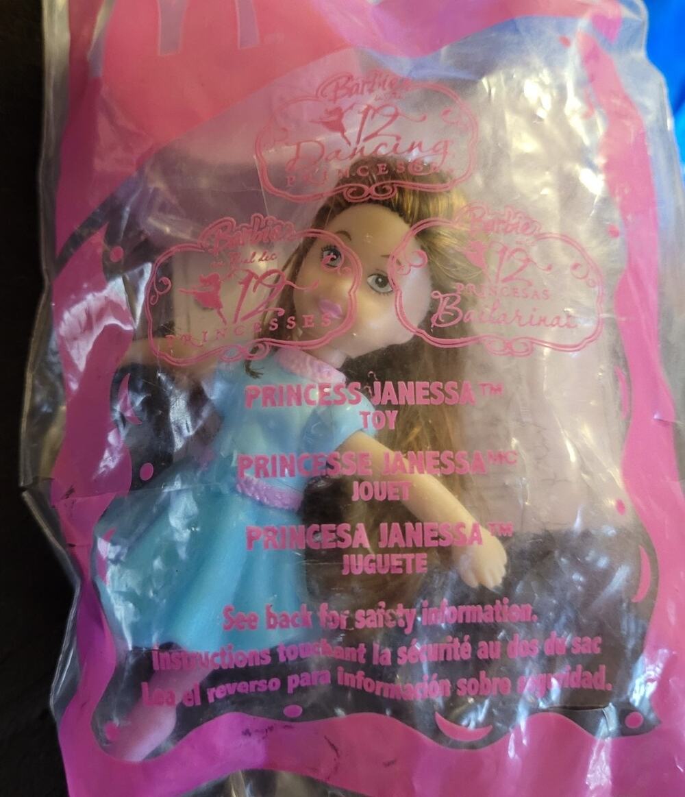 2006 McDonalds Barbie Dancing Princesses Princess Janessa